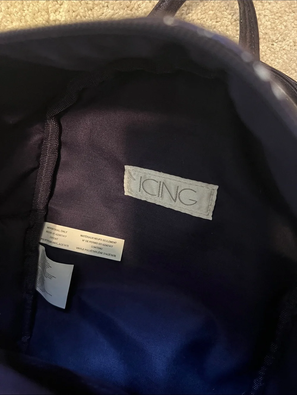 Star & Moon Mini Backpack in Purple